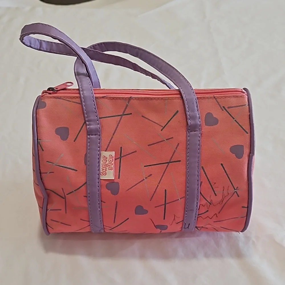 VTG Pink & Purple Bag - Picture 1 of 12